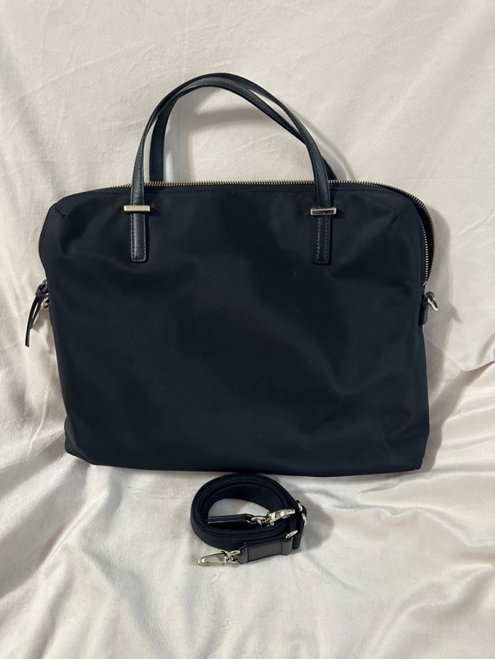 kate spade Black Nylon Laptop Bag with Removable Strap and Top Zip - Picture 2 of 6